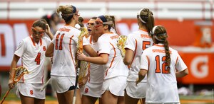 In Syracuse's first three games, 17 different players were a part of 52 goals scored.