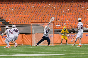 Evan Molloy’s four second-half saves cooled a hot Albany offense and led to Syracuse’s comeback victory. 