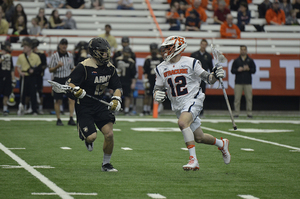 Midfielder Jamie Trimboli didn't score last year against Army but did dish out an assist. 