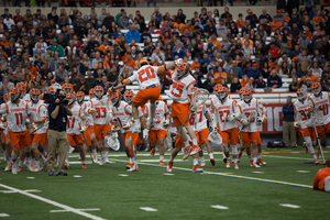 Syracuse played its in its second scrimmage in as many weeks during fall ball.