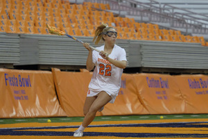 Megan Carney had a team-high five assists in Syracuse's dominant win over Canisius.