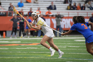 Syracuse assisted on six of its goals. 